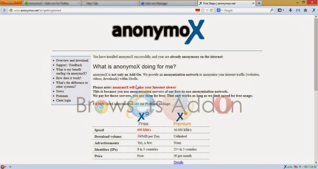 anonymoX _getting_started