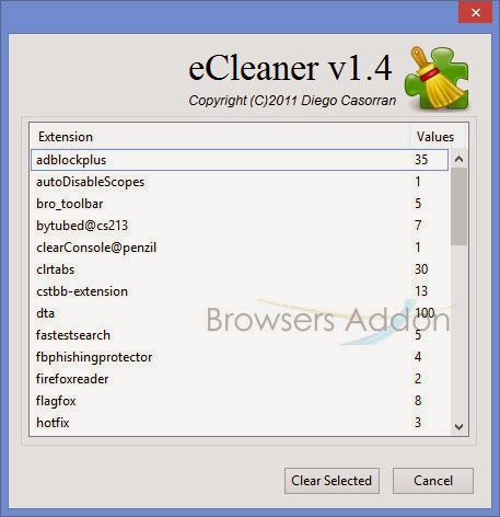 eCleaner_options