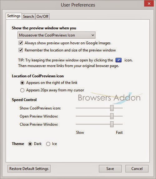 coolpreviews_user_preferences_options